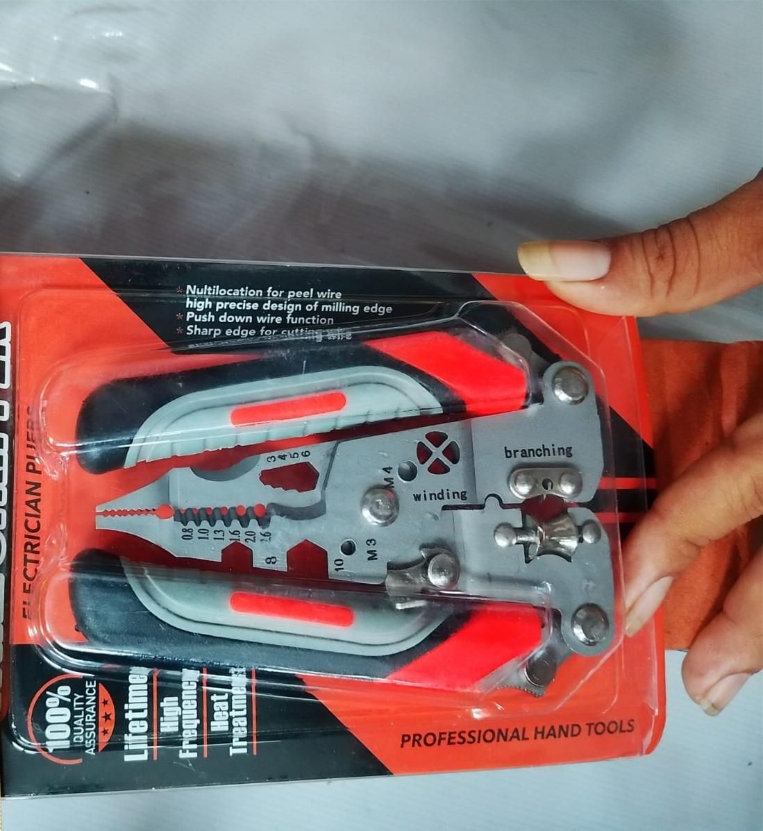 Foldable Multi-Tool Pliers for Electricians
